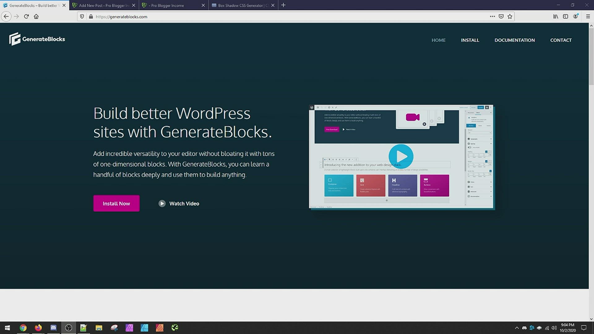 'Video thumbnail for Building Valuable Calls To Action with GenerateBlocks Plugin for FREE'