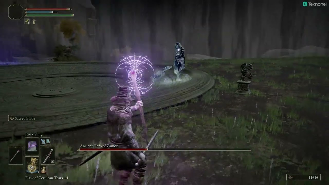 'Video thumbnail for Elden Ring Ancient Hero of Zamor Boss Fight and Location - Astrologer Gravity Mage Build'