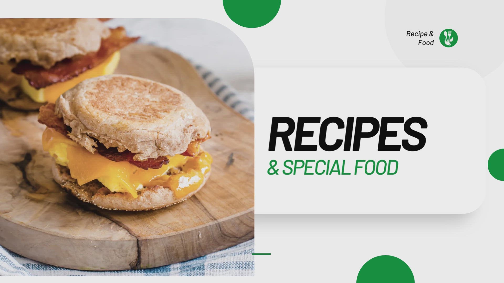 'Video thumbnail for Easy Breakfast Sandwich Recipes'