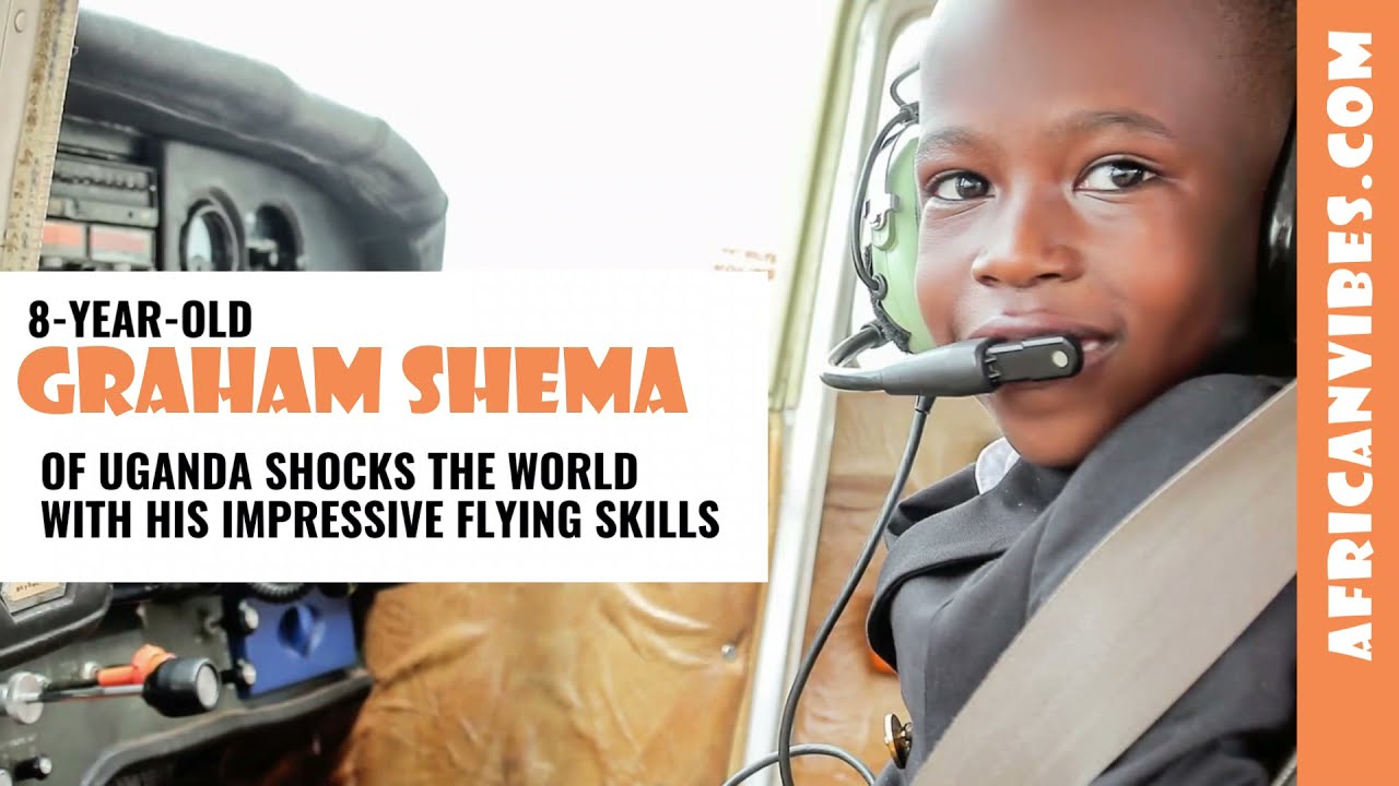 'Video thumbnail for 8-Year-Old Graham Shema Of Uganda Shocks The World With His Impressive Flying Skills'