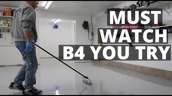 'Video thumbnail for How To Epoxy Coat Your Garage Floor | Must Watch For Diy'rs'