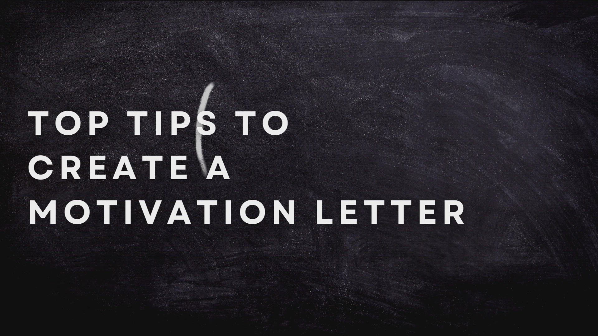 'Video thumbnail for Top Tips To Create A Motivation Letter'