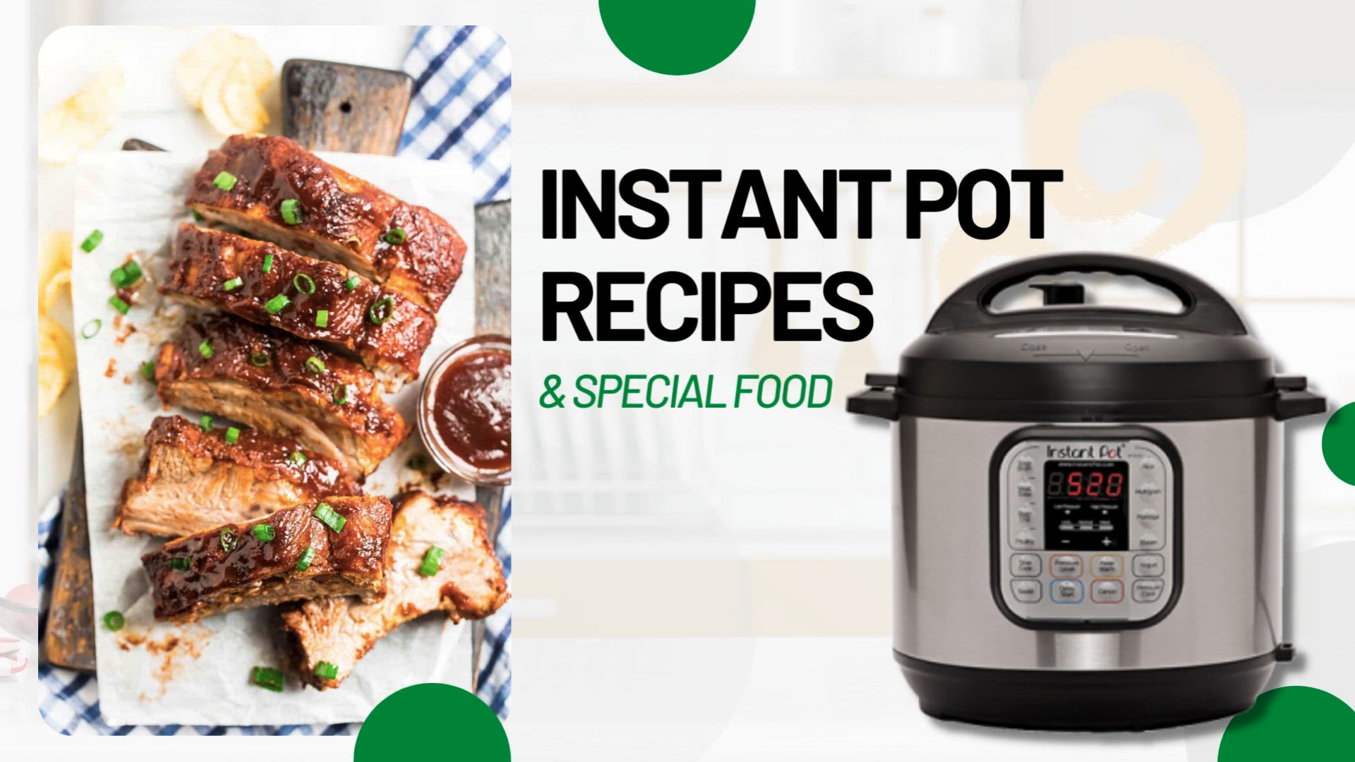 'Video thumbnail for Instant Pot Barbecue Ribs'