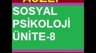 'Video thumbnail for Sosyal Psikoloji Ünite 8 Final Soruları – Öğrenme Yönetim Sistemi   Google Chrome 2020 01 03 23 35 0'