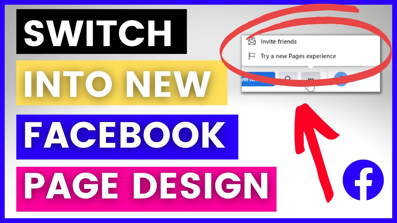 Video thumbnail for How To Switch To New Facebook Page Design/Layout? [in 2023]