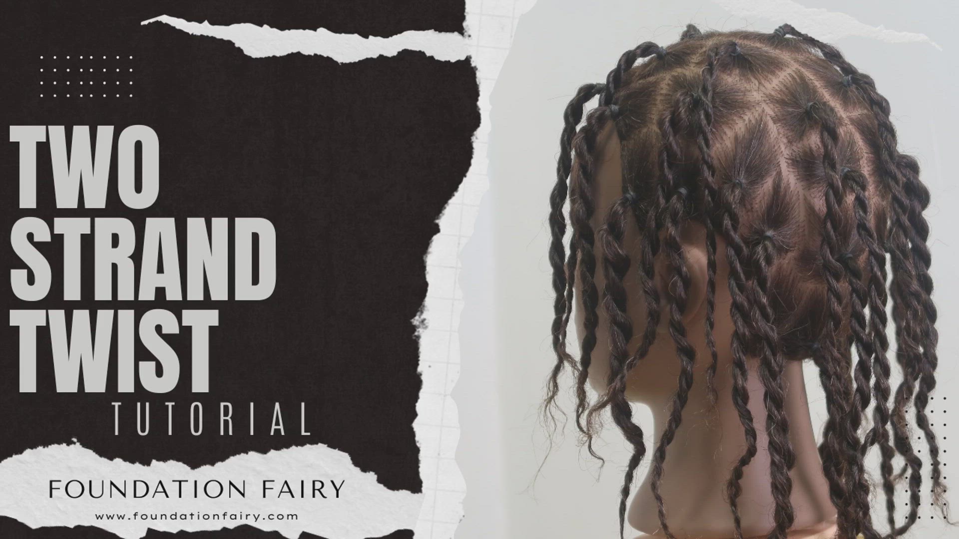 Video thumbnail for How To Do The Two Strand Twist Hairstyle