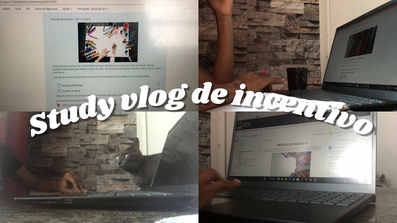 Video thumbnail for STUDY VLOG: Estude comigo 📚 | ASMR