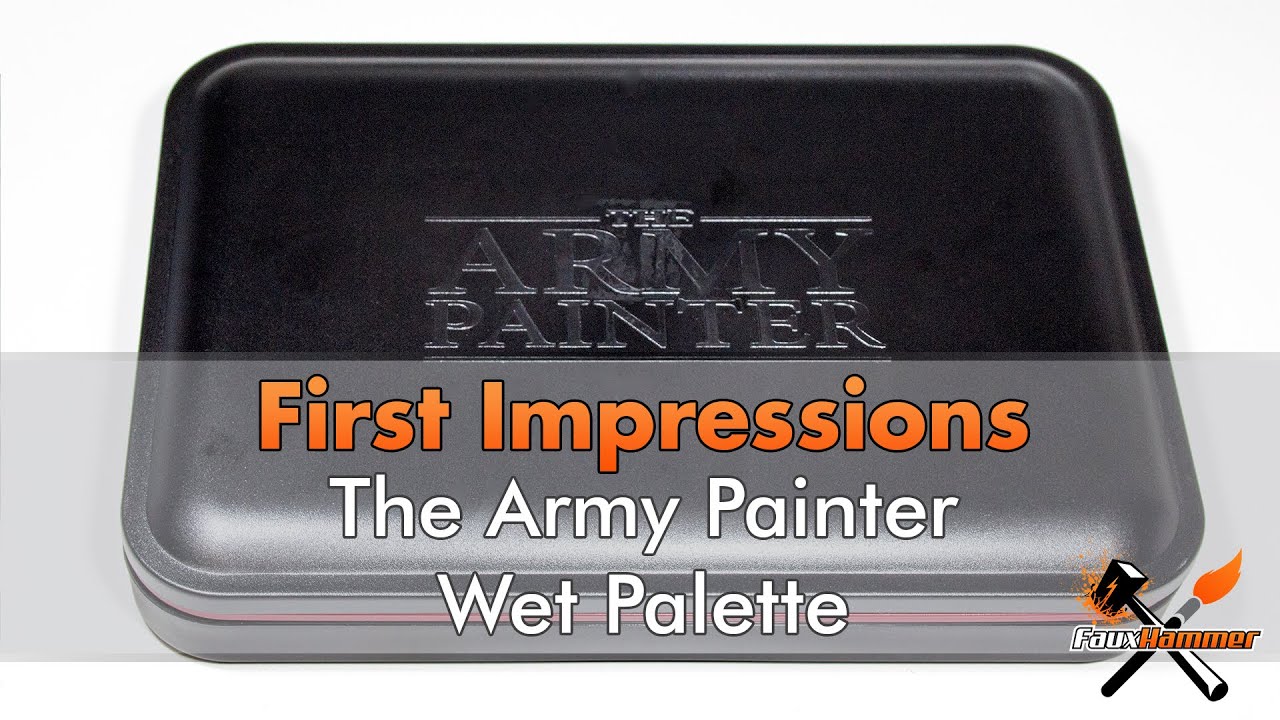 How to Make a Wet Palette for Painting Miniatures & Models