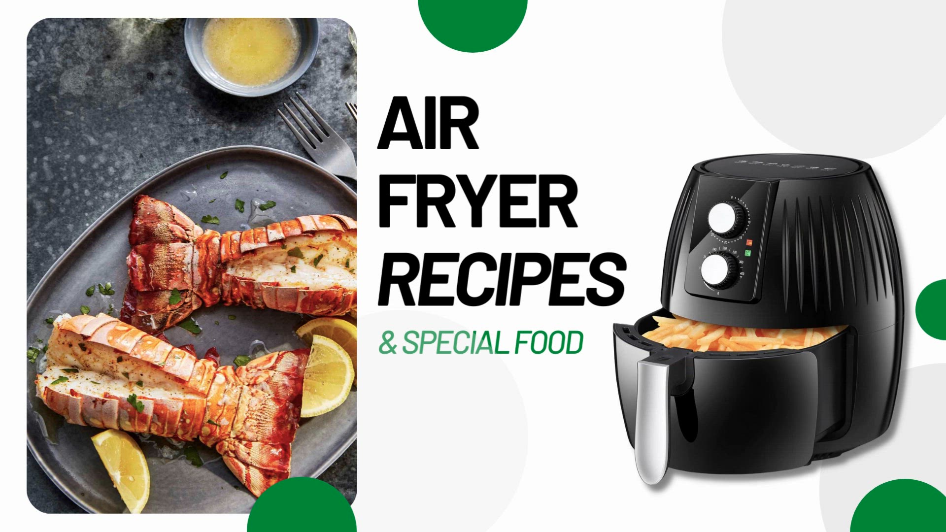 'Video thumbnail for Summer Air Fryer Recipes - Lobster Tails with Lemon-Garlic Butter'