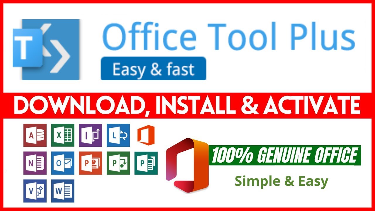 Using Free Third Party Software Office Tool Plus to Install Microsoft Office  Desktop Version Easily