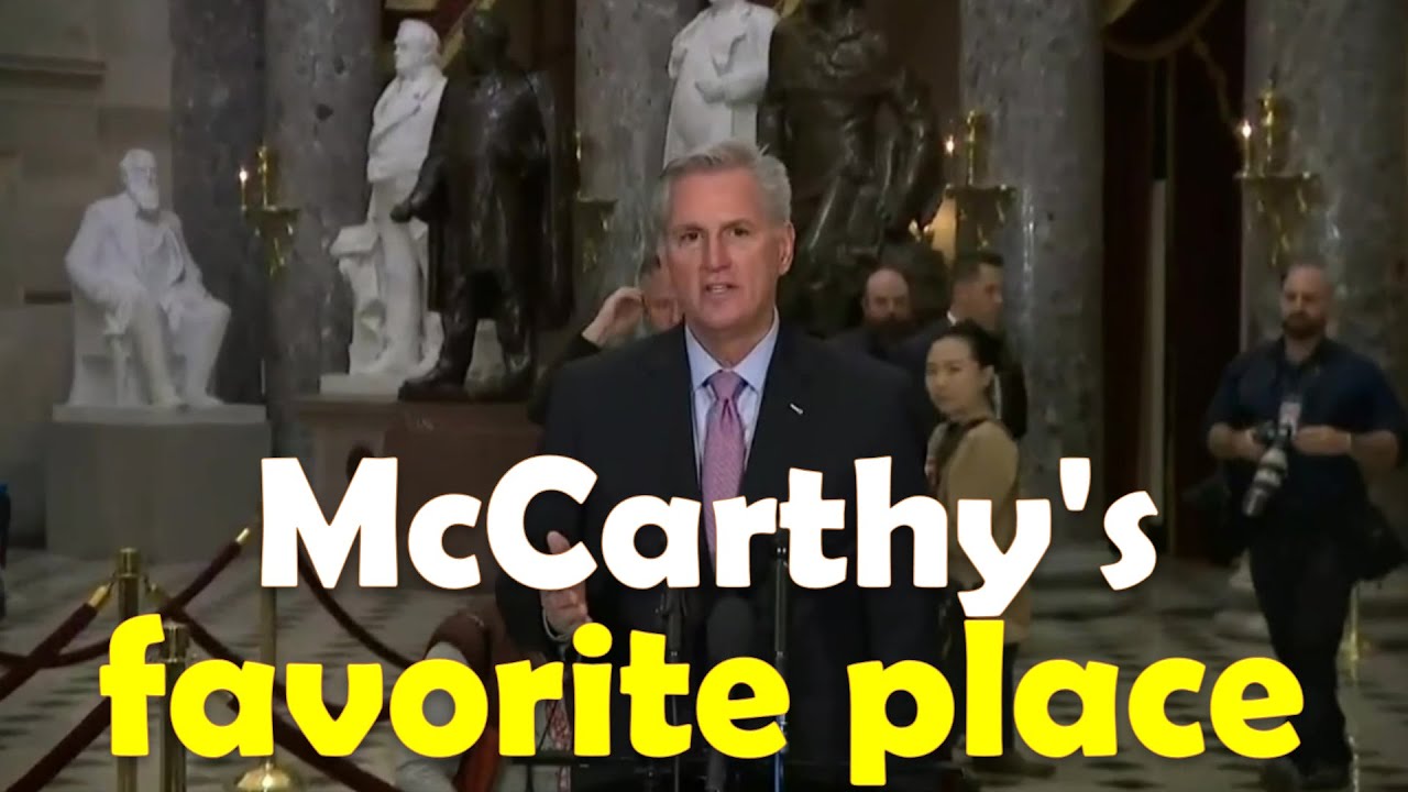 Video thumbnail for This is Speaker Kevin McCarthy's favorite place in U.S. Capitol. He explains why