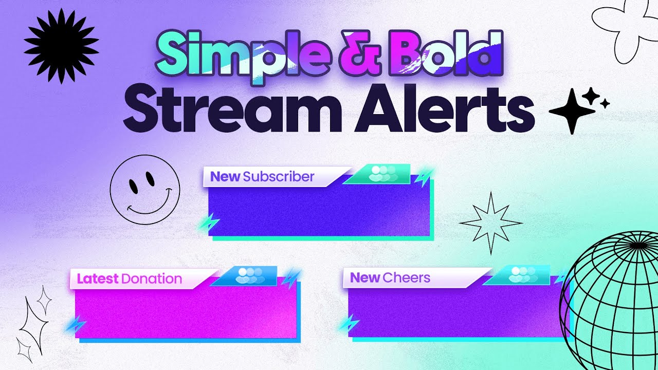 Video thumbnail for How to make Bold & Simple Stream Alerts design in 2022 [Within 5 Mins]