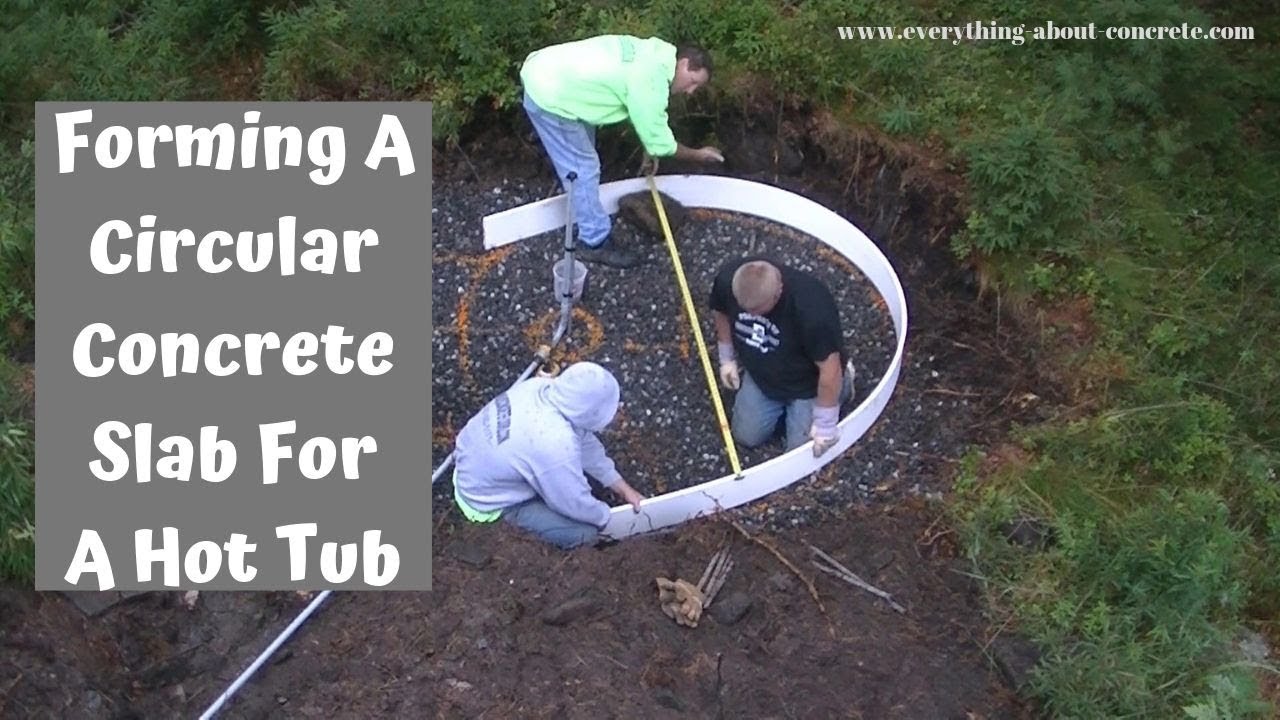 'Video thumbnail for How To Build A Circular Hot Tub Slab | Part 1 Forming the slab'
