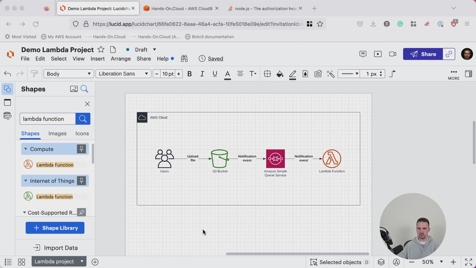 Video thumbnail for Terraform Tutorial - Deploying S3-SQS-Lambda Integration