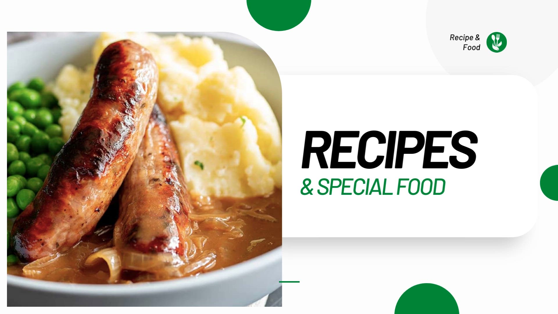'Video thumbnail for Healthy Easy Bangers and Mash Recipes'