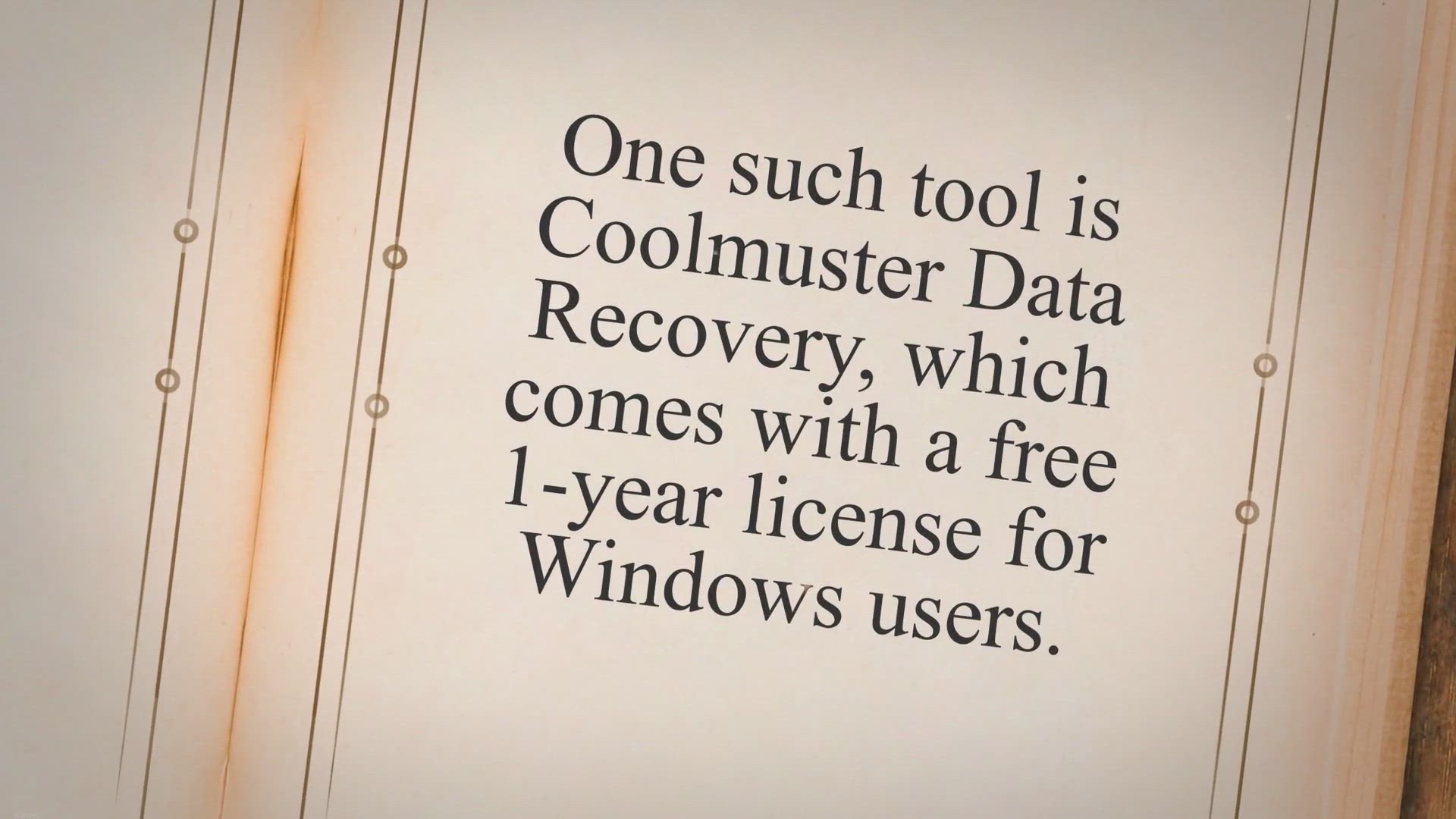 'Video thumbnail for Recover Lost Data Easily with Coolmuster Data Recovery – Get Free 1 Year License [Windows]'