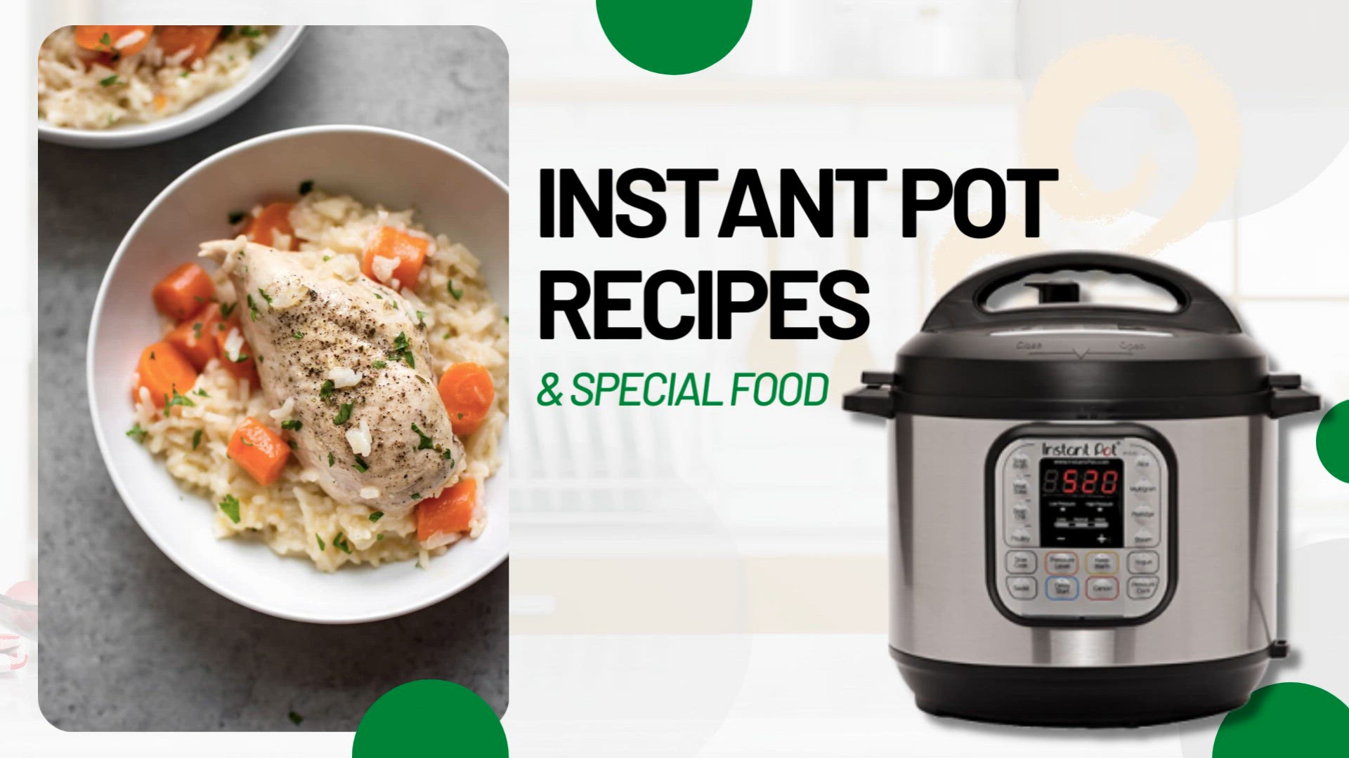 'Video thumbnail for Instant Pot Recipe  Chicken and Rice'