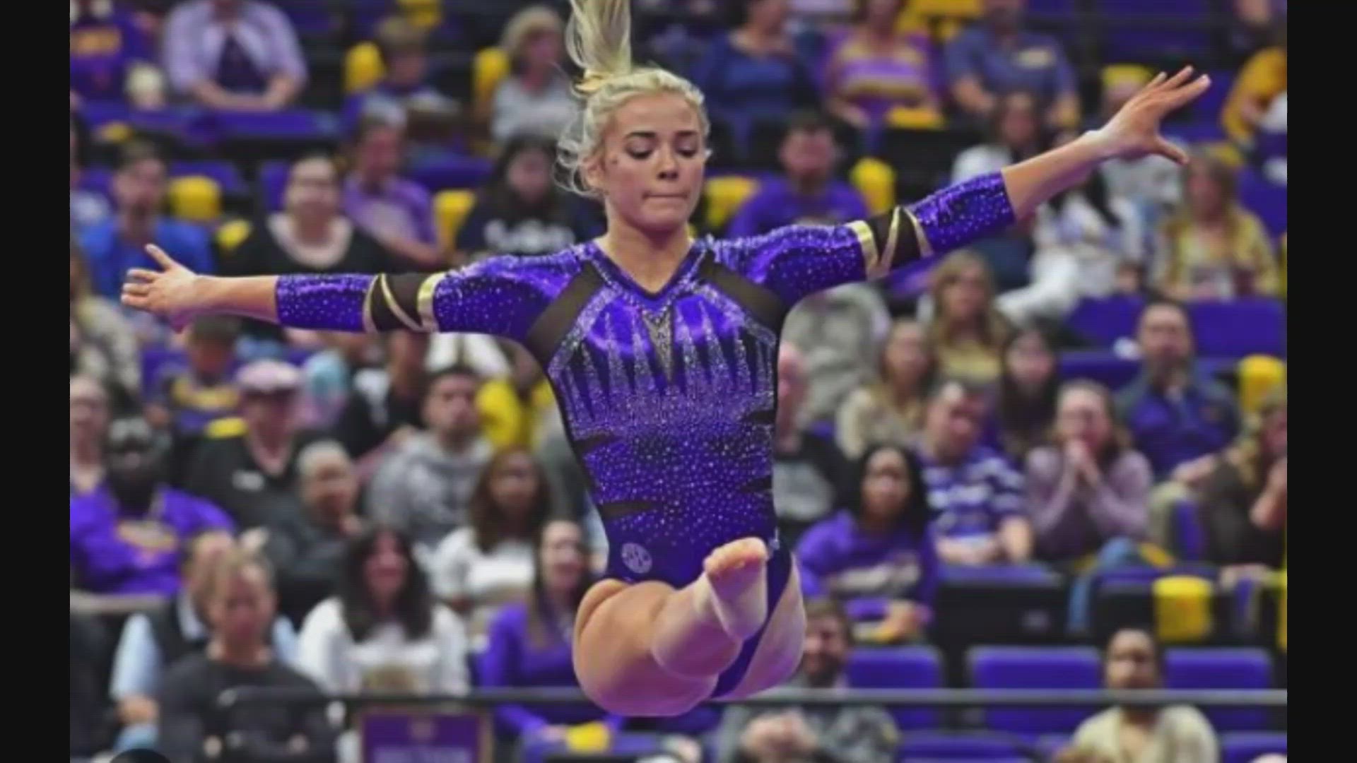 'Video thumbnail for LSU Gymnastics Olivia Dunne'