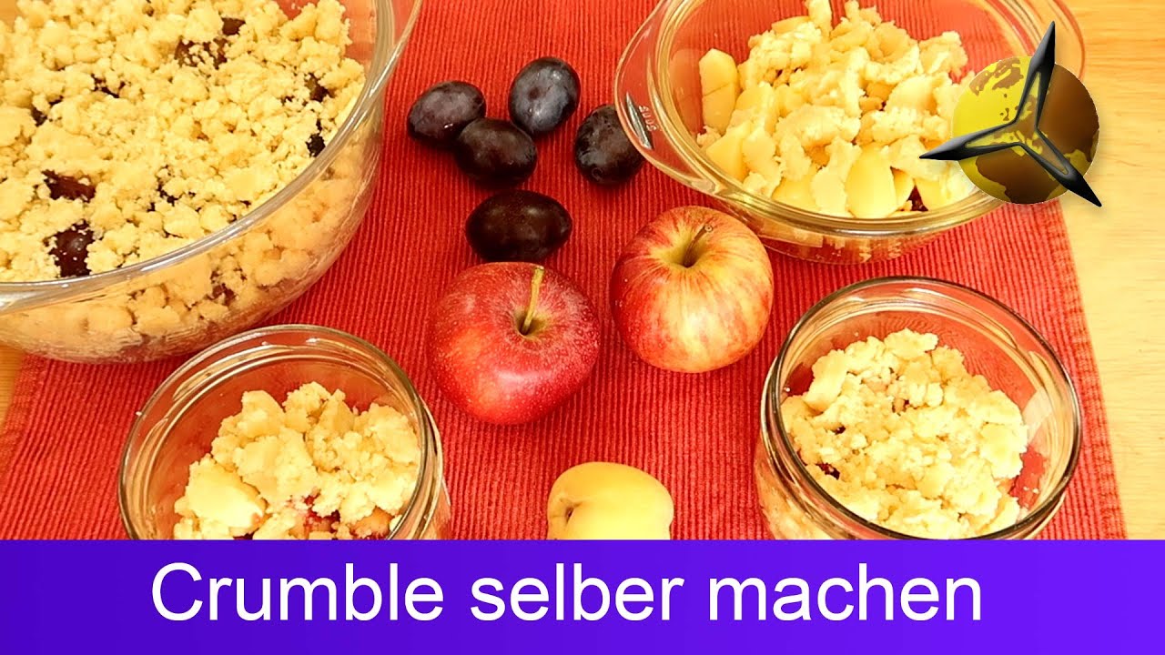 'Video thumbnail for Crumble Rezepte: Zwetschgen Crumble selber machen'