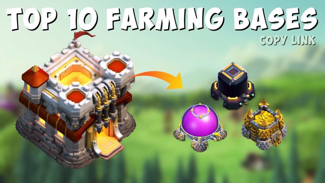 'Video thumbnail for TOP 10 TH11 FARMING BASE 2022 WITH LINK | NEW BEST TH11 FARMING BASE WITH LINK | TH11 FARM BASE LINK'