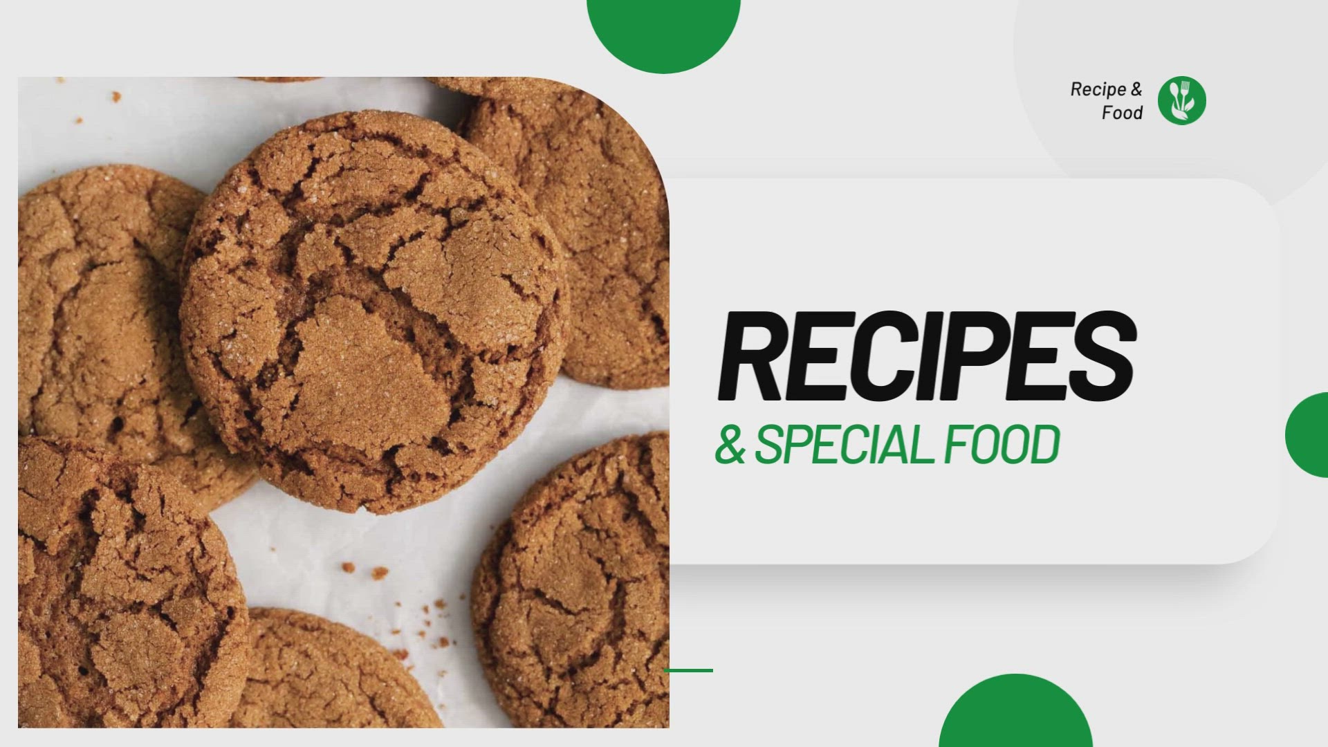 'Video thumbnail for Gingersnaps Recipe'