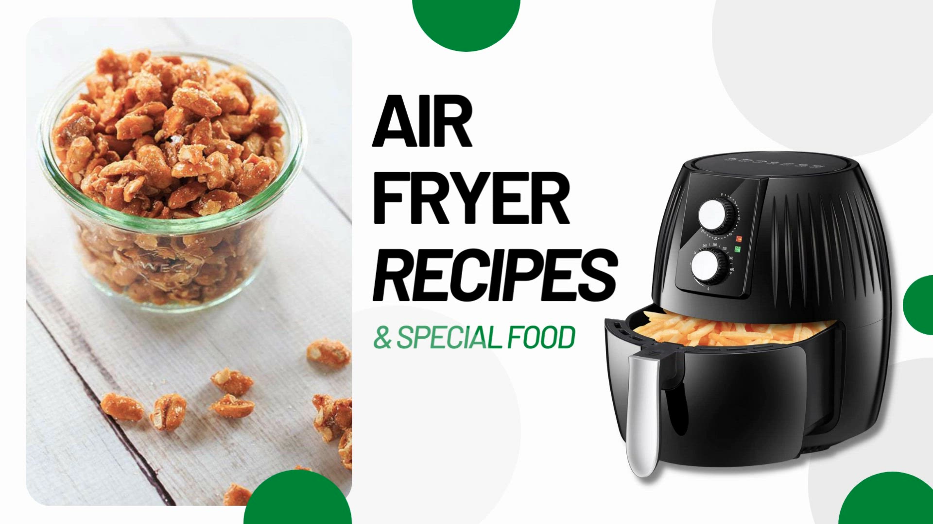 'Video thumbnail for Summer Air Fryer Recipes -Spicy Roasted Peanuts'
