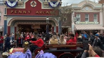 'Video thumbnail for Patrick Mahomes on the Fire Engine at Disneyland'