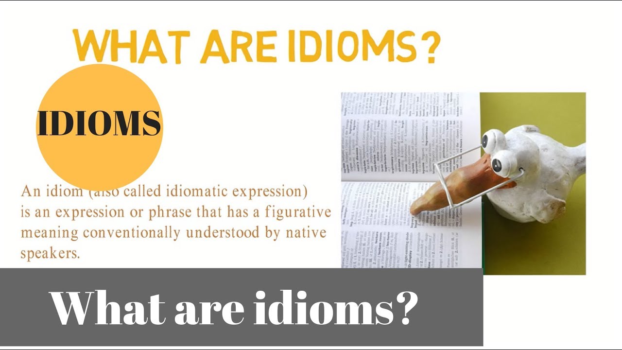 Idiomatic expressions online meaning