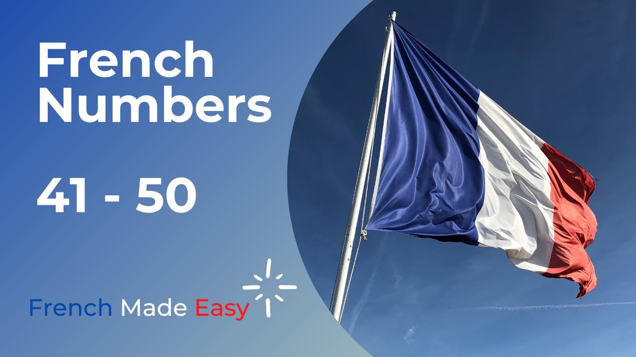 Video thumbnail for French Numbers 41-50
