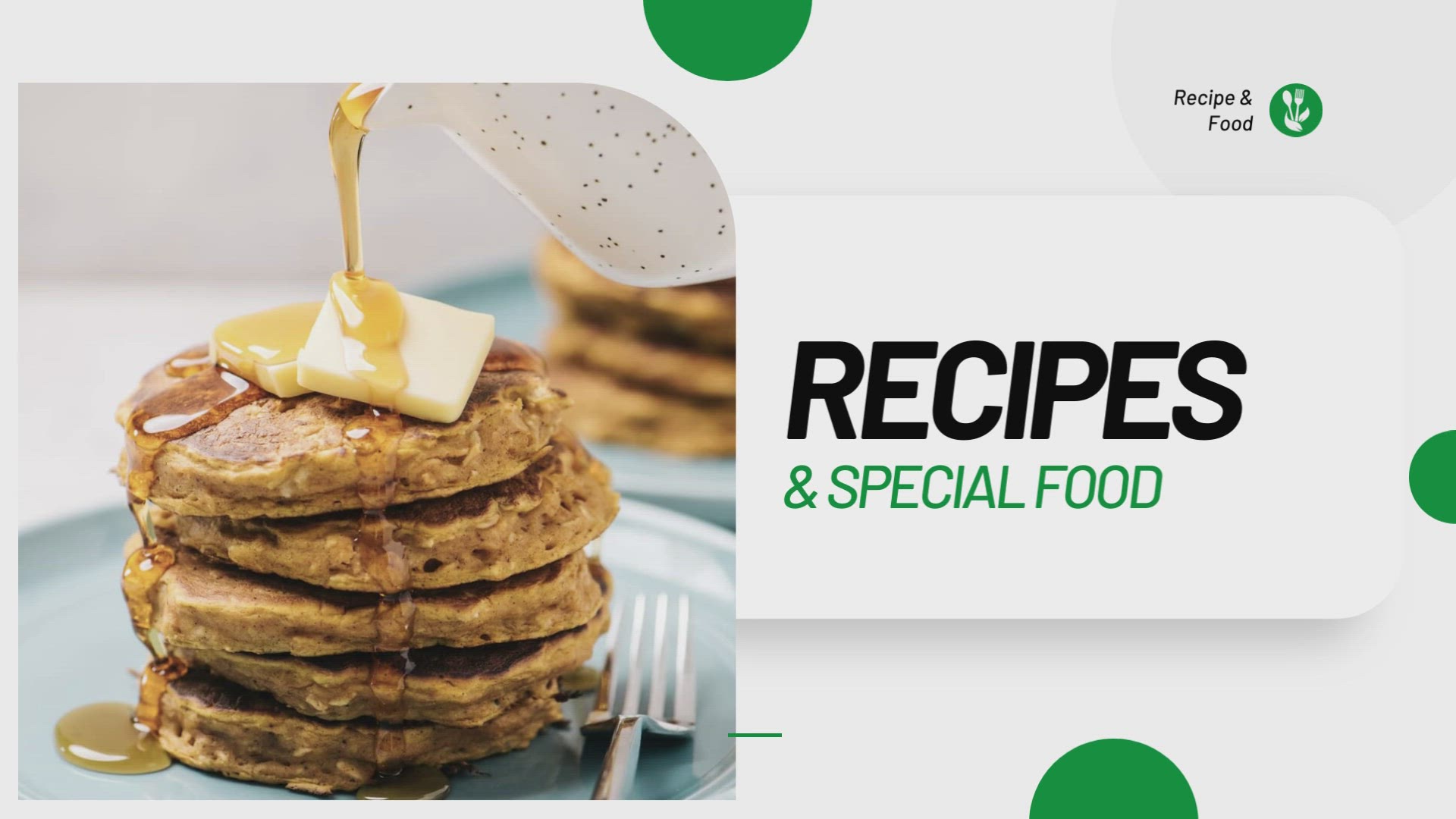 'Video thumbnail for Easy Pumpkin and Oat Pancakes Recipes'