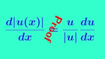 'Video thumbnail for Derivative of absolute value functions - - derivative of a function - part 4'