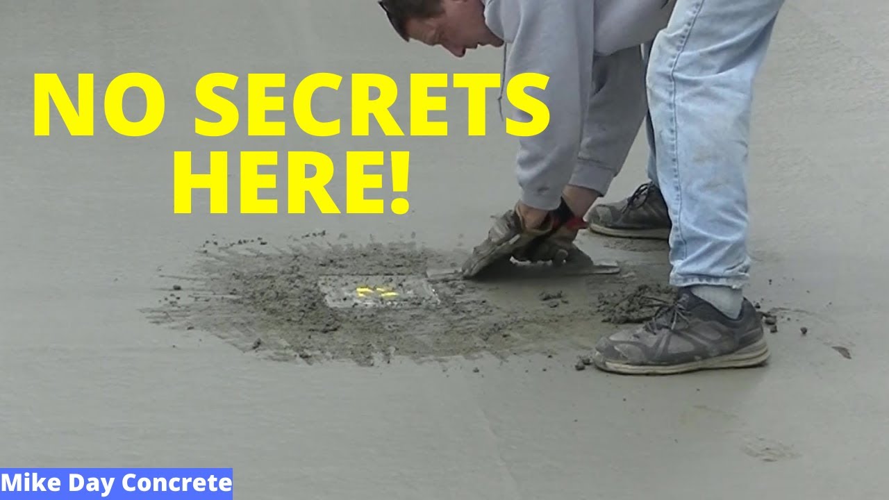 'Video thumbnail for Finishing Concrete - 8 Skills To Learn To Become A Better Finisher'