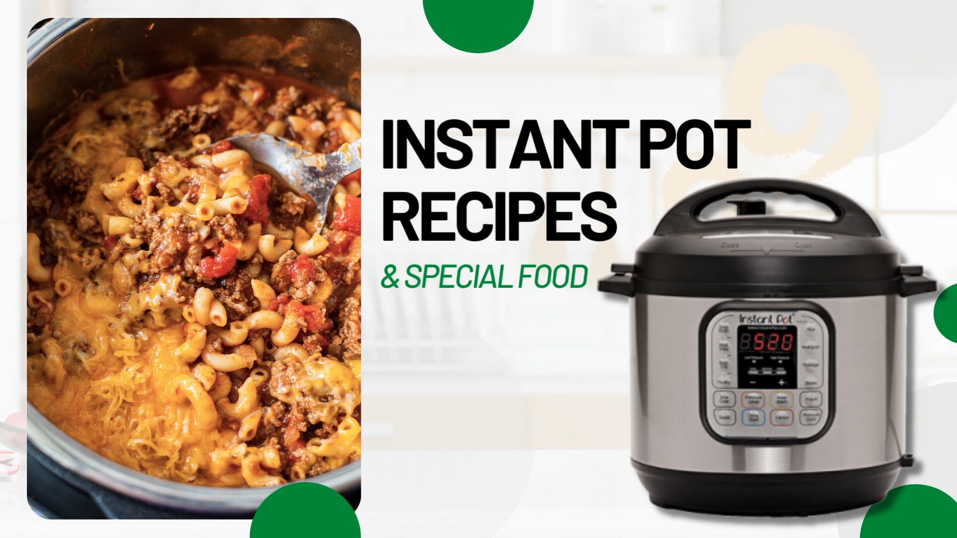 'Video thumbnail for Instant Pot Recipe  Goulash'