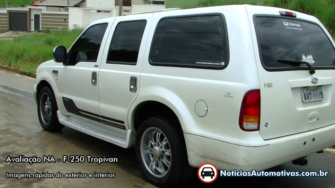'Video thumbnail for F-250 Tropivan - Imagens rápidas do exterior e interior - NotíciasAutomotivas.com.br'