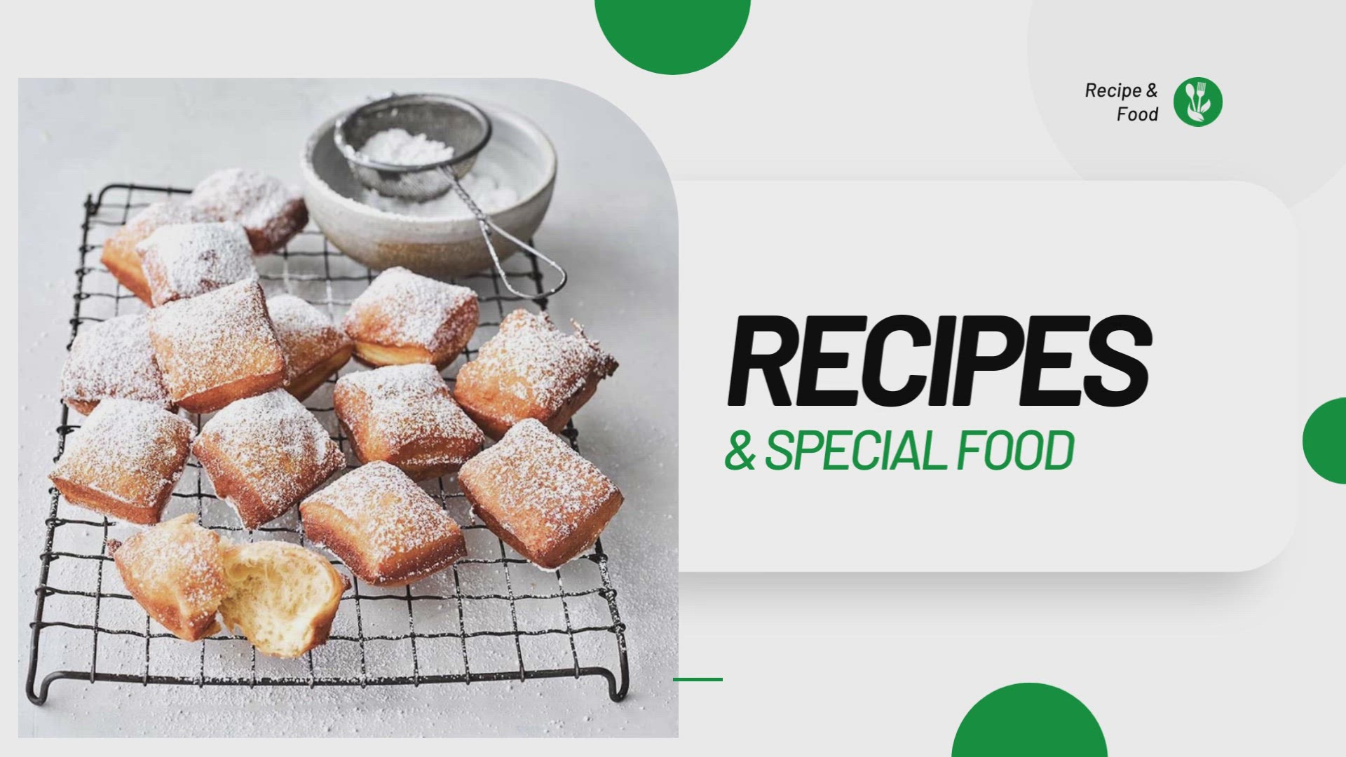 'Video thumbnail for Beignets Recipe'