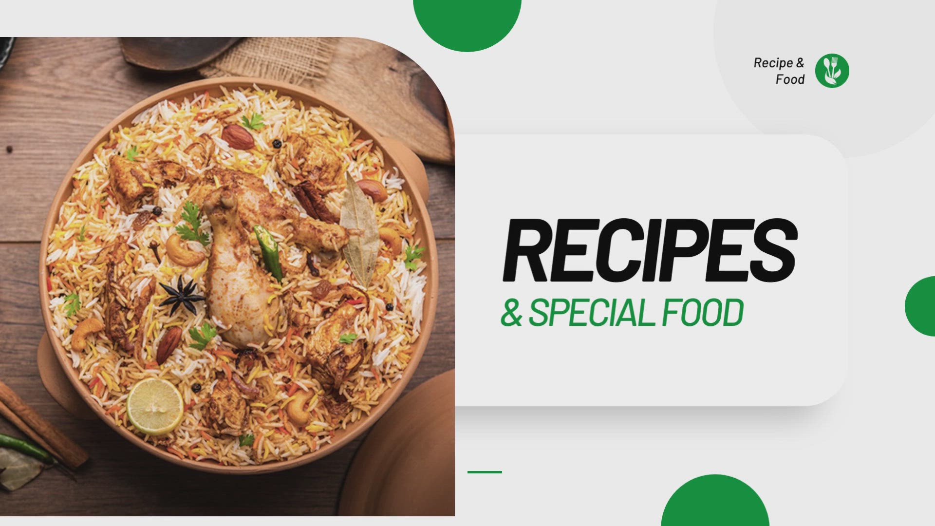 'Video thumbnail for Biryani Recipes'