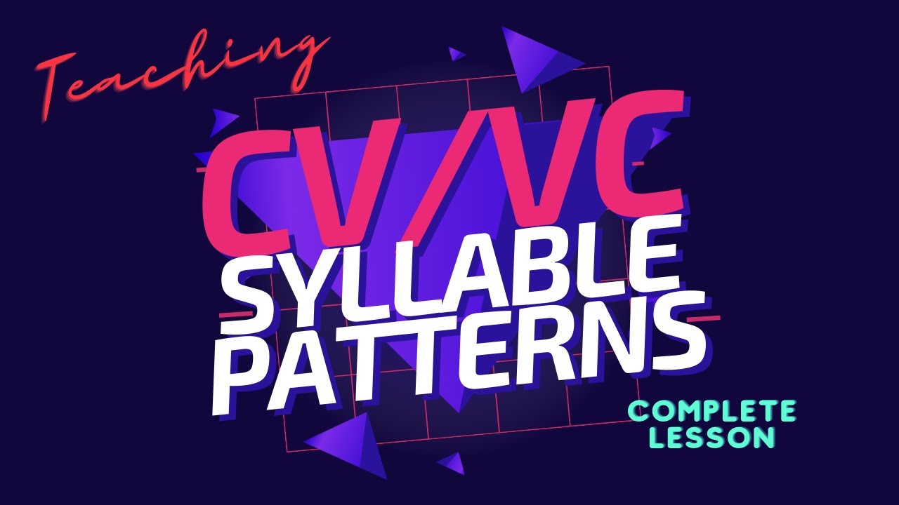 Video thumbnail for Teaching CVVC Syllable Pattern | A Complete Lesson