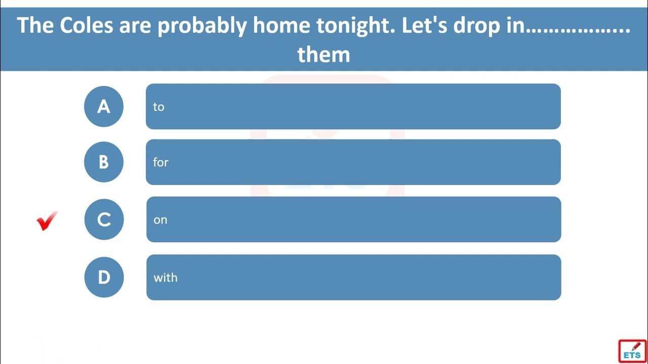 'Video thumbnail for English Prepositions Quiz 51'