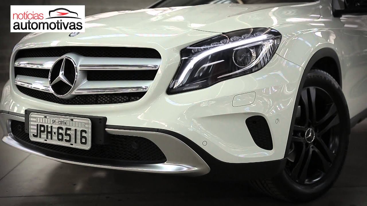 'Video thumbnail for Vídeo oficial do lançamento do Mercedes-Benz GLA'