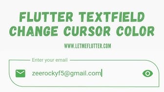 'Video thumbnail for Flutter Tutorial: Flutter Textfield Cursor Color Customization'
