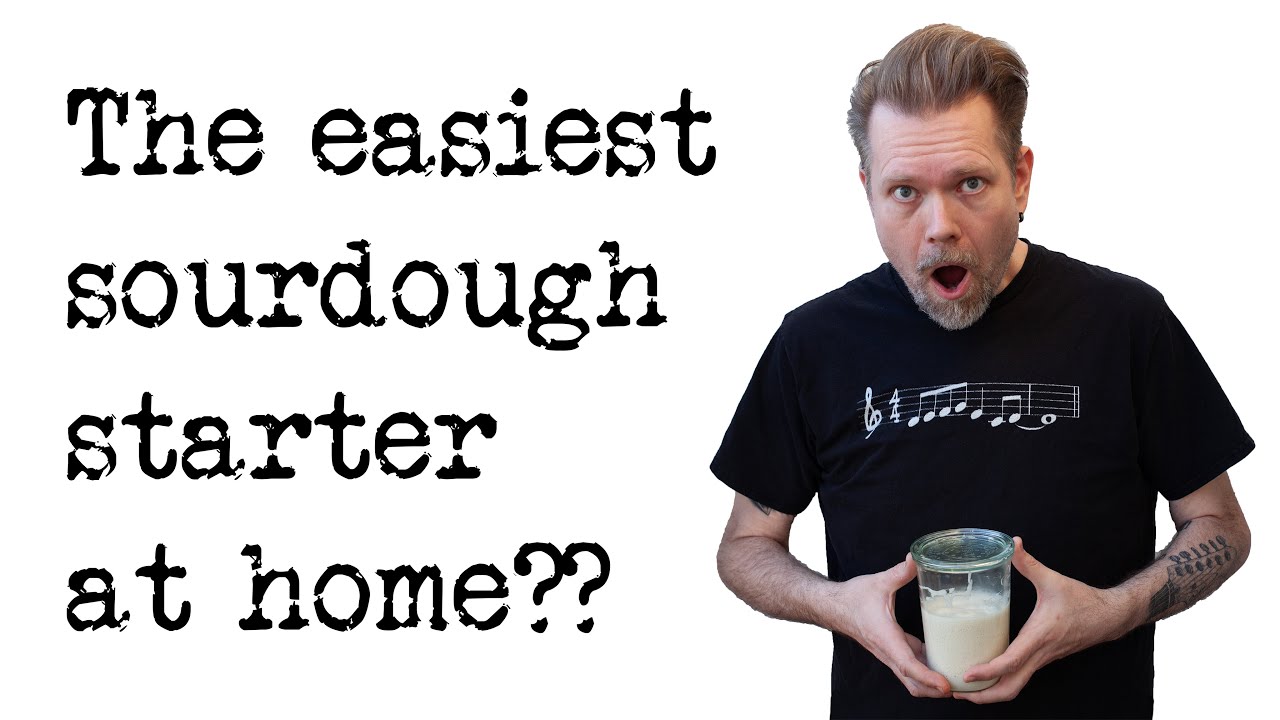 Video thumbnail for SOURDOUGH STARTER from scratch - RECIPE for success!