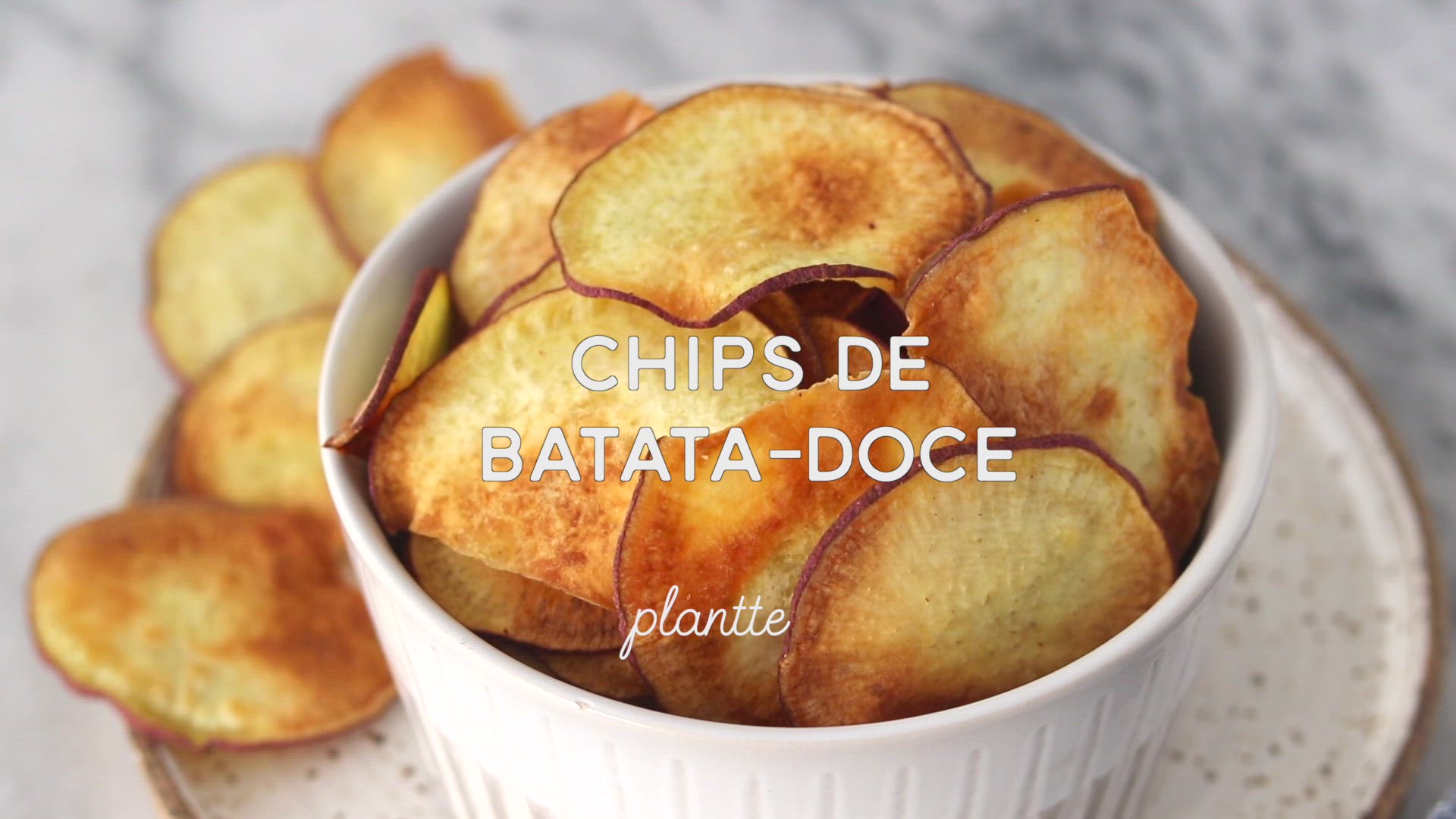 Video thumbnail for Chips de Batata-Doce