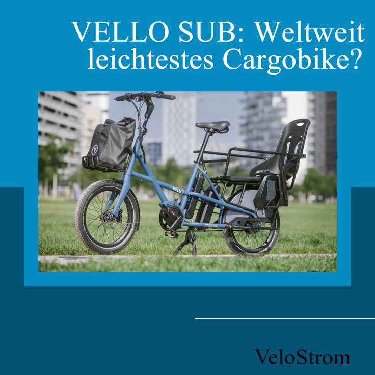 Video thumbnail for Kompaktes Cargobike: VELLO SUB (Smart utility Bike)