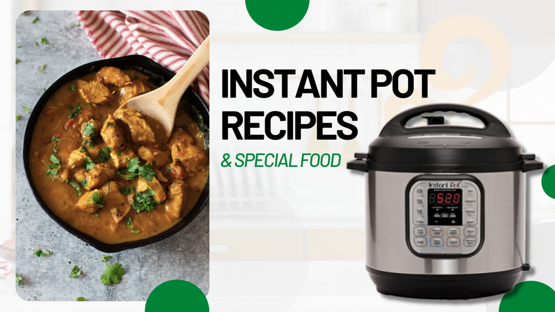 'Video thumbnail for Instant Pot Recipe  Chicken Curry'