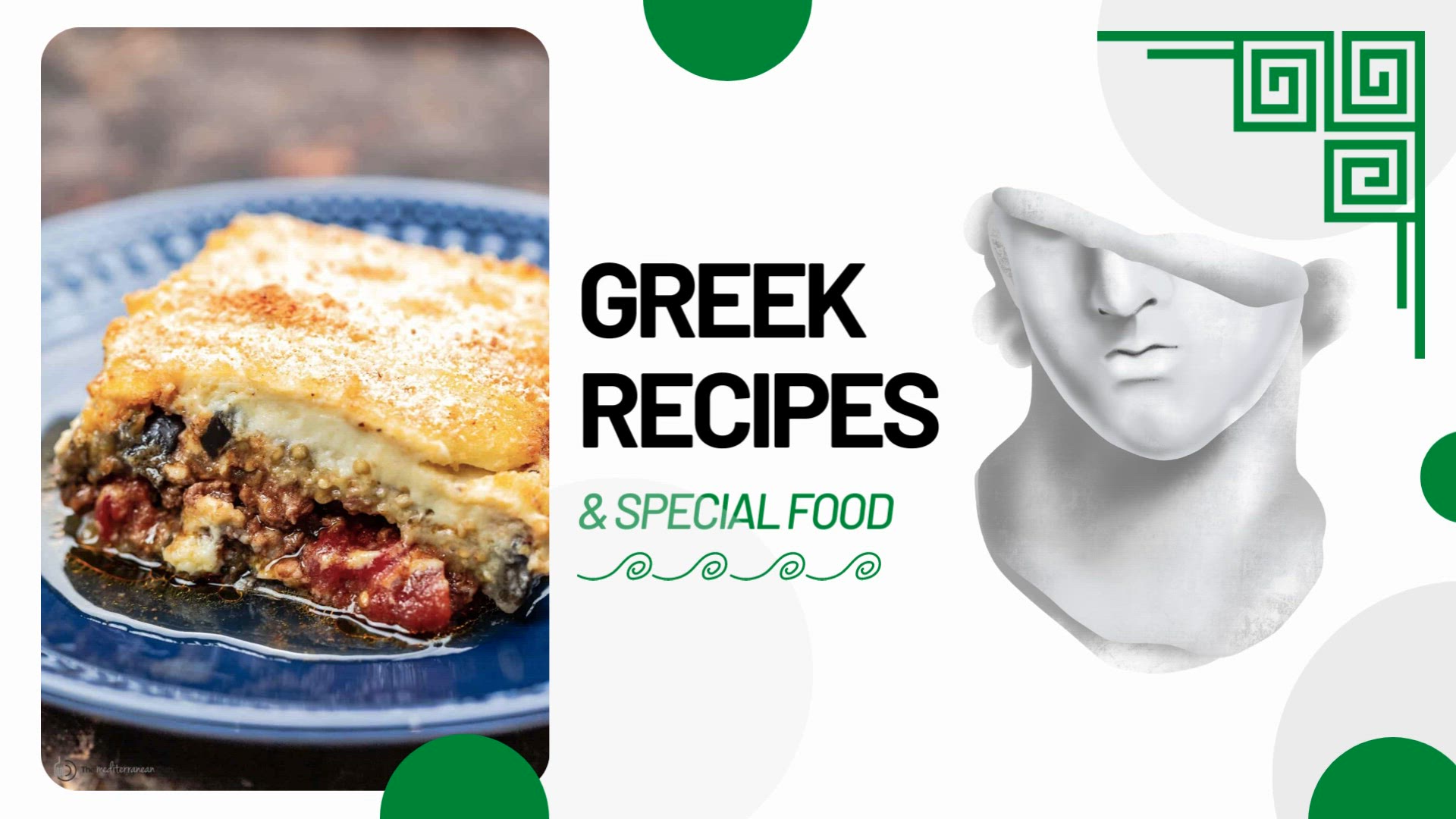 'Video thumbnail for Greek Recipes - Moussaka'