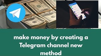 'Video thumbnail for Earn money using Telegram new method'