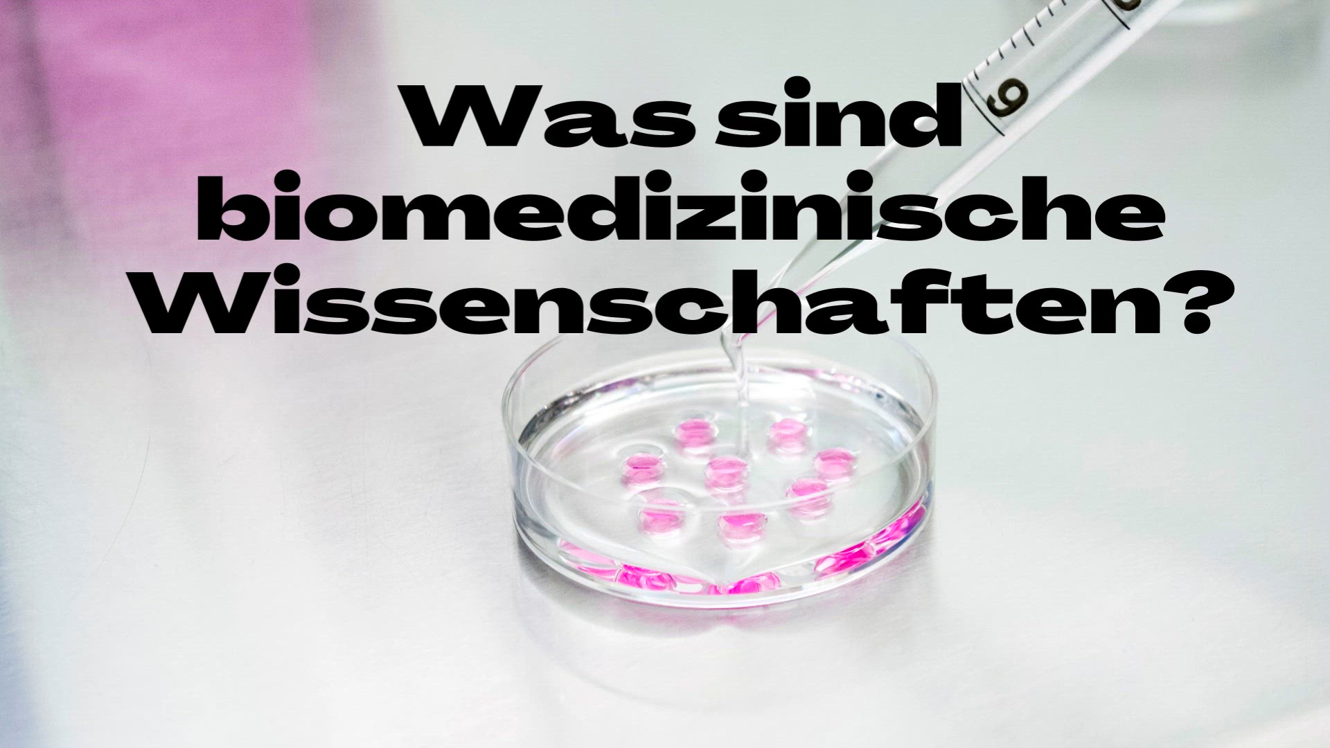 'Video thumbnail for Was sind biomedizinische Wissenschaften? Video'