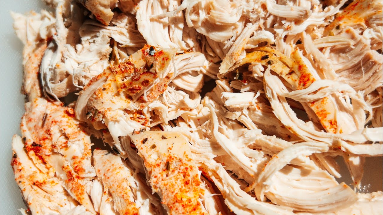 'Video thumbnail for How to Make Shredded Chicken'