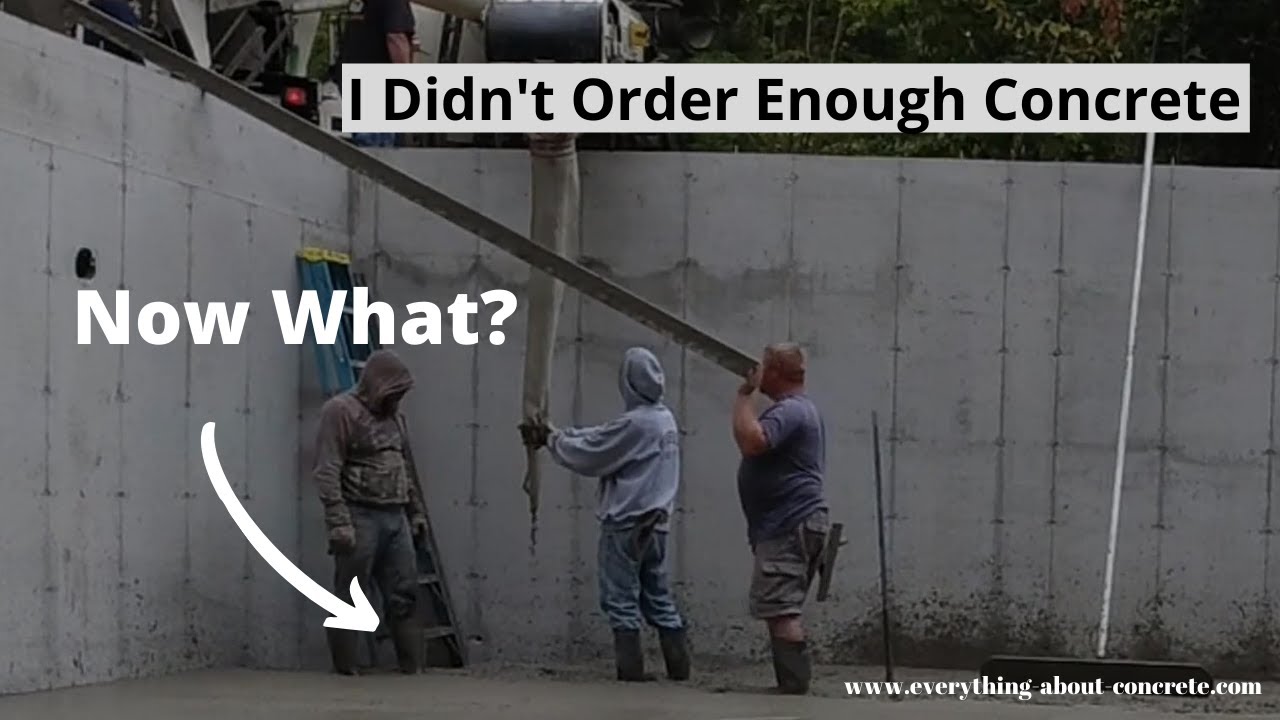 'Video thumbnail for Ran Short, It's Raining, and Concrete is Setting Up Fast! (How I Handle Challenges on the Job)'