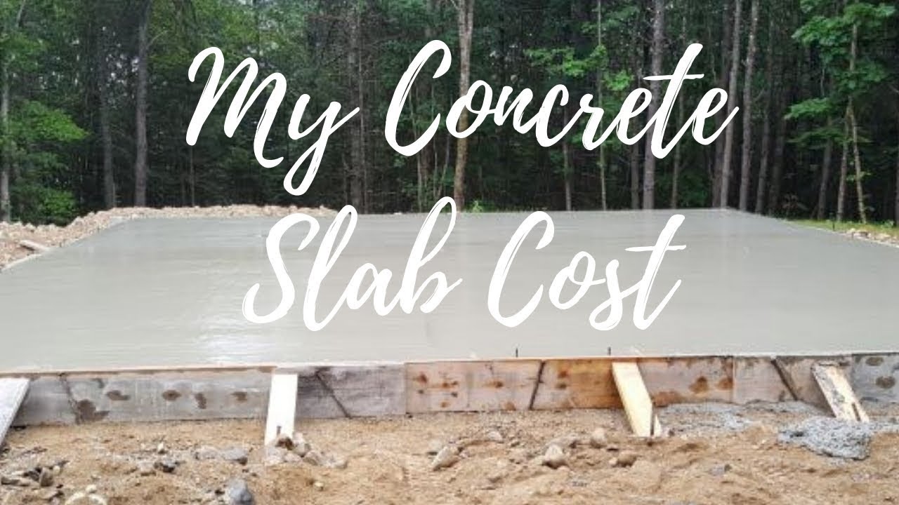 'Video thumbnail for How much does a concrete slab cost?'